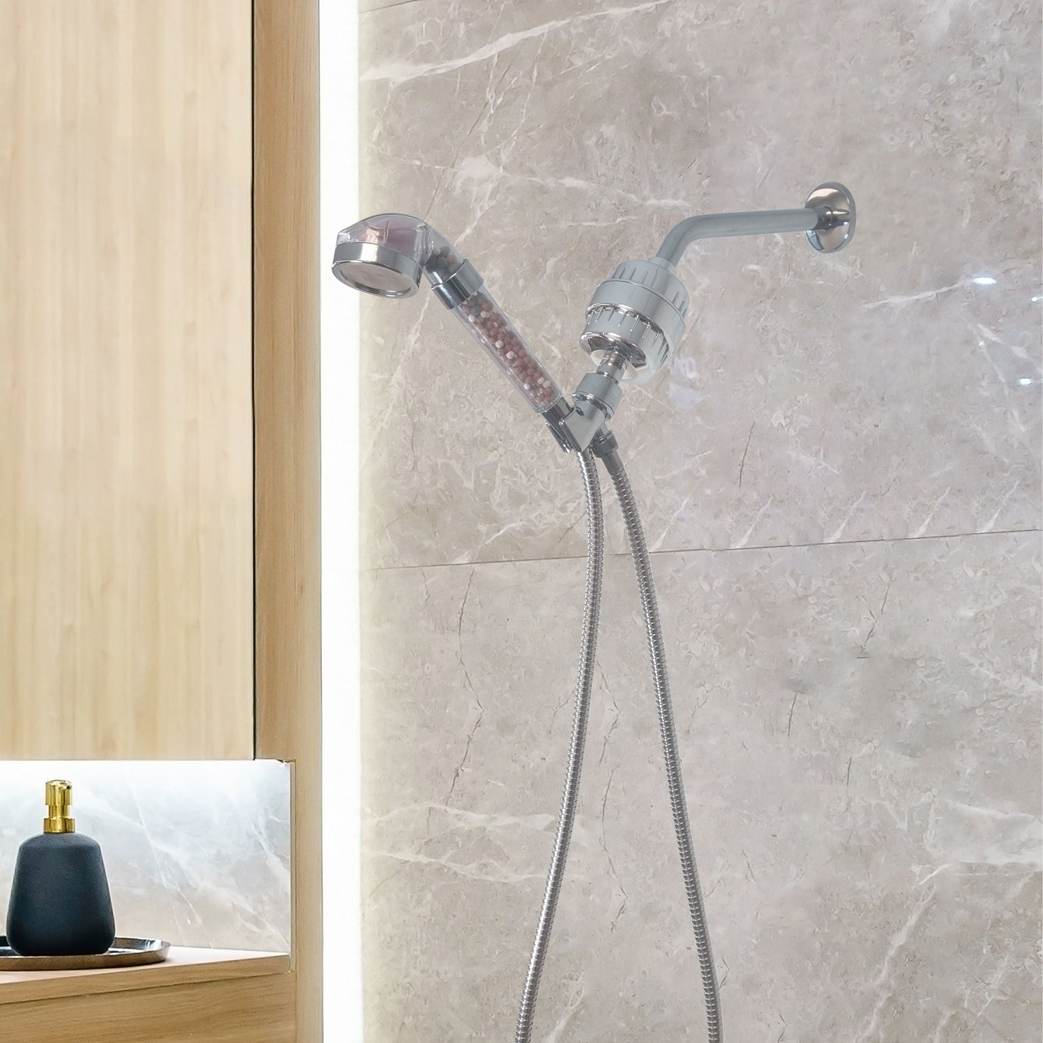 MineralStream ™ LED Ioniese stortkop