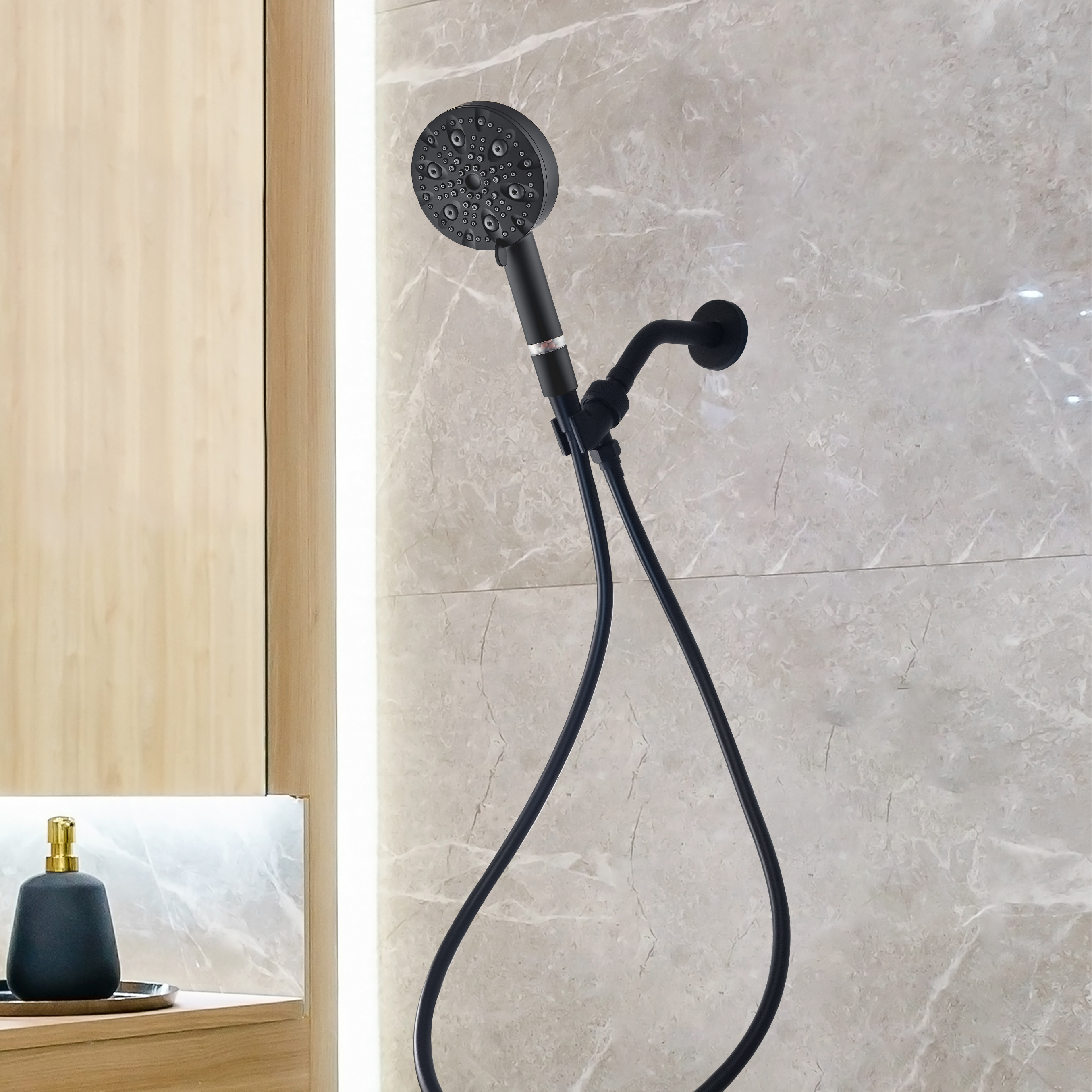MineralStream Luxe 9 Mode High Pressure Showerhead (gefiltreer)