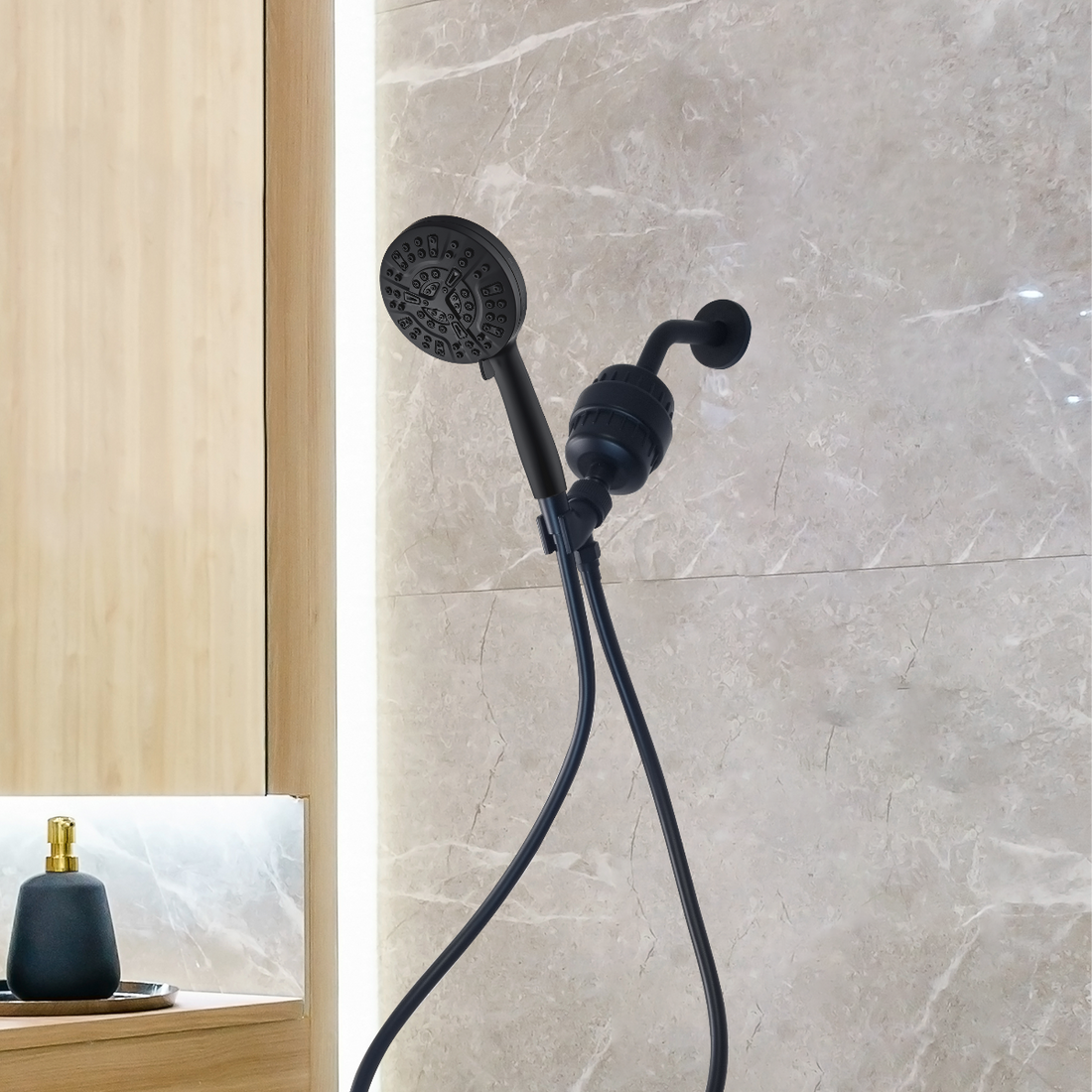 MineralStream Luxe 10 -modus Hoë druk stortkop (gefiltreer)