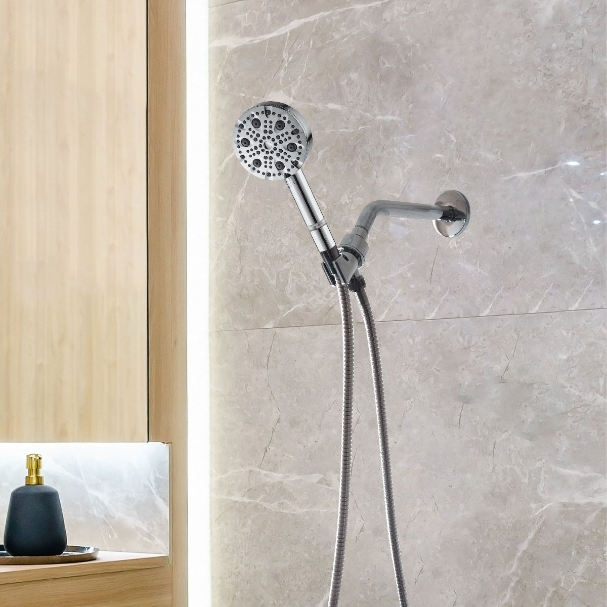 MineralStream Luxe 9 Mode High Pressure Showerhead (gefiltreer)