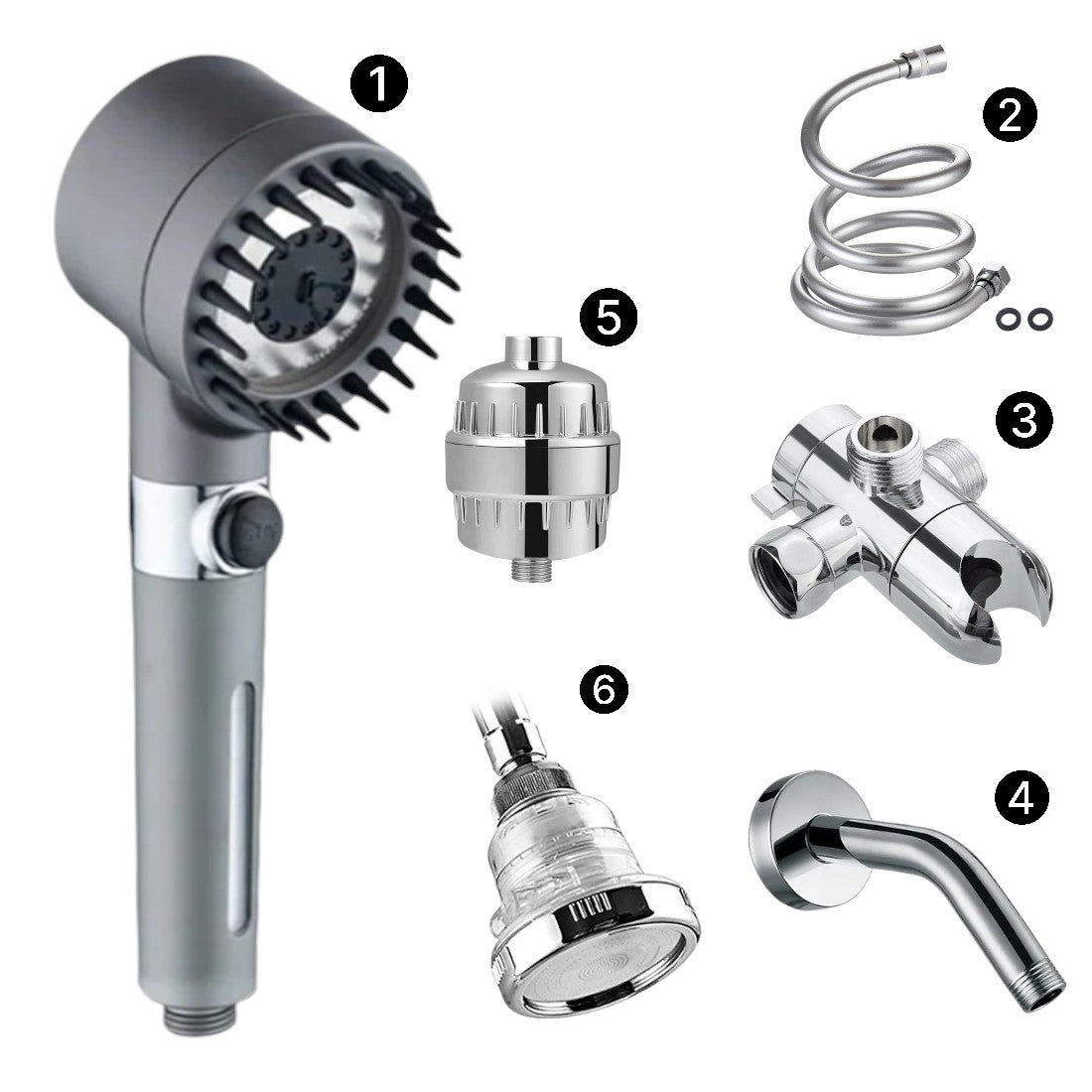 MineralStream Massage Filtered Shower Head