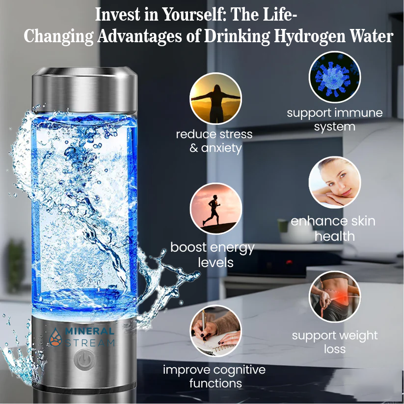 Waterstofwaterbottel