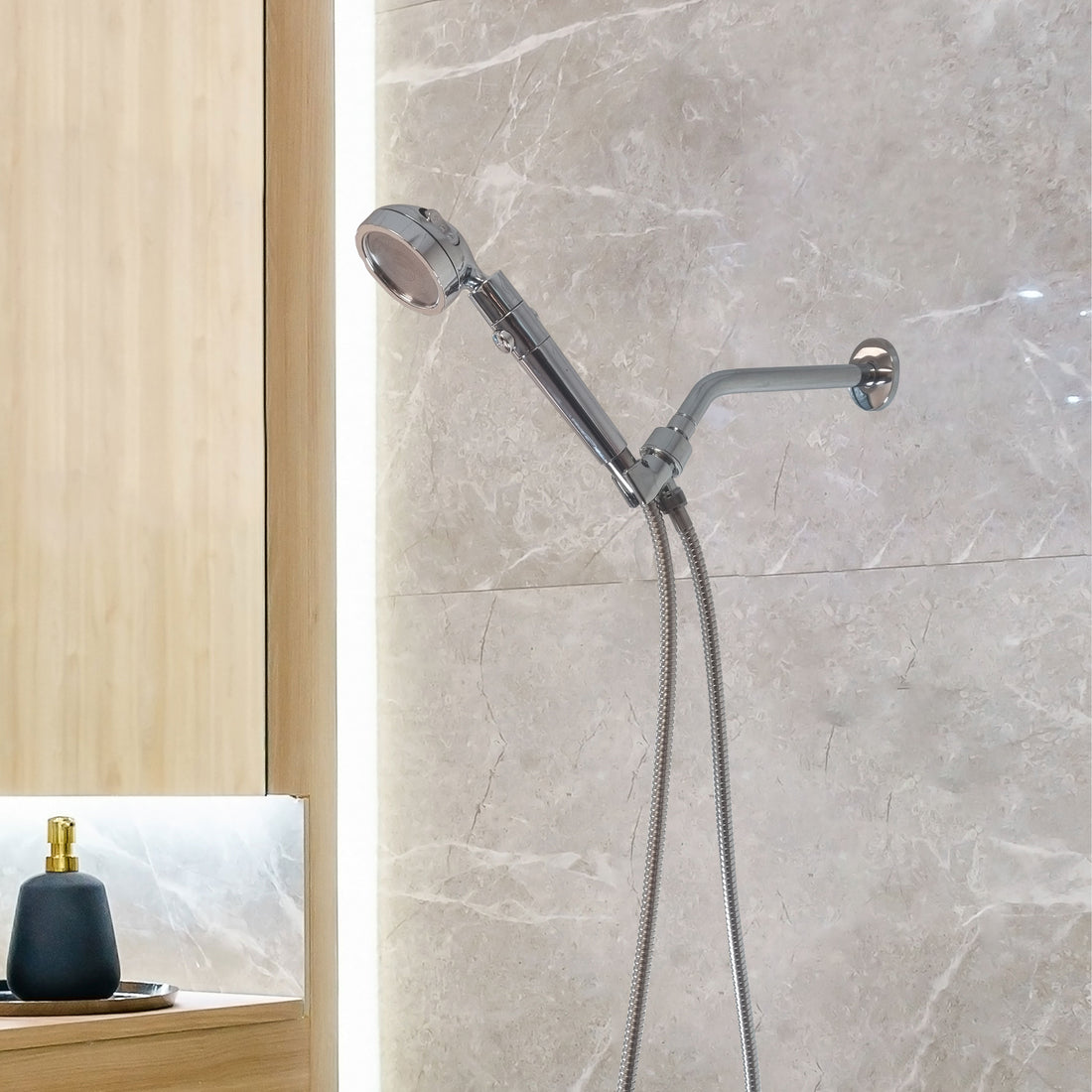 MineralStream Duo Shower Head Douchhead Shower Essentials Kit