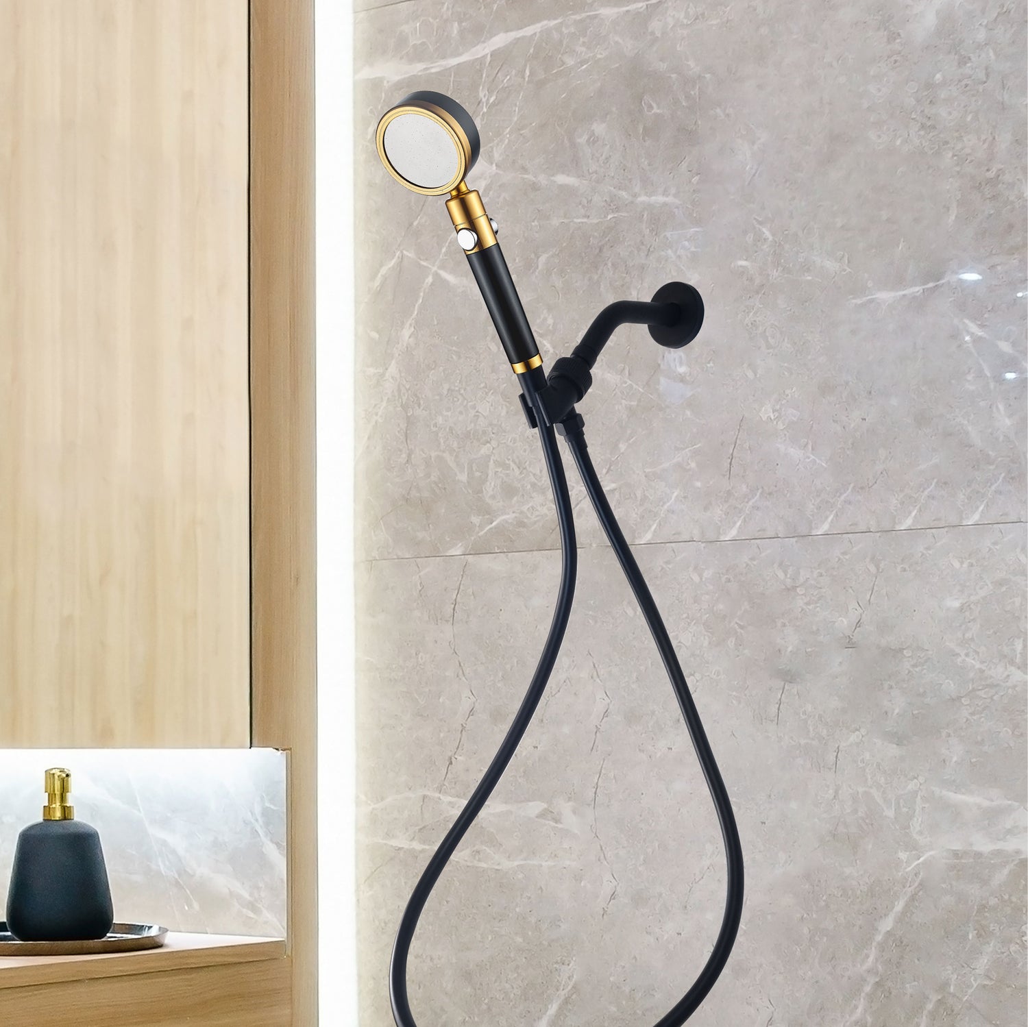 MineralStream Duo Shower Head Showerhead Shower Essentials Kit